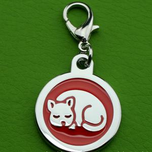 Цинковый сплав польский гальванический клей капает животное ID теги товары для собак