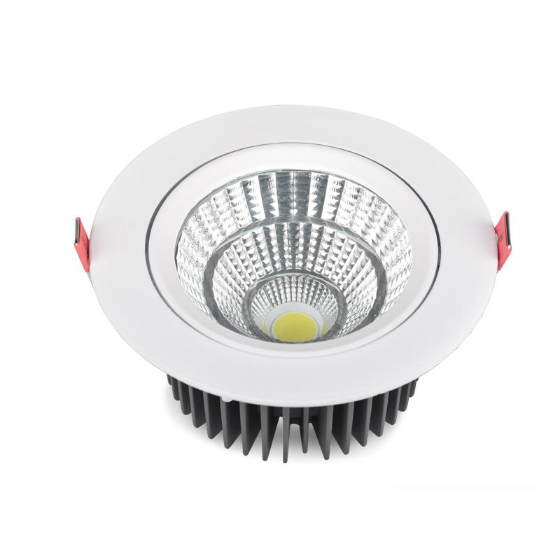 высокий люмен утопленной в корпус место негативные 10w 12w downlight свет