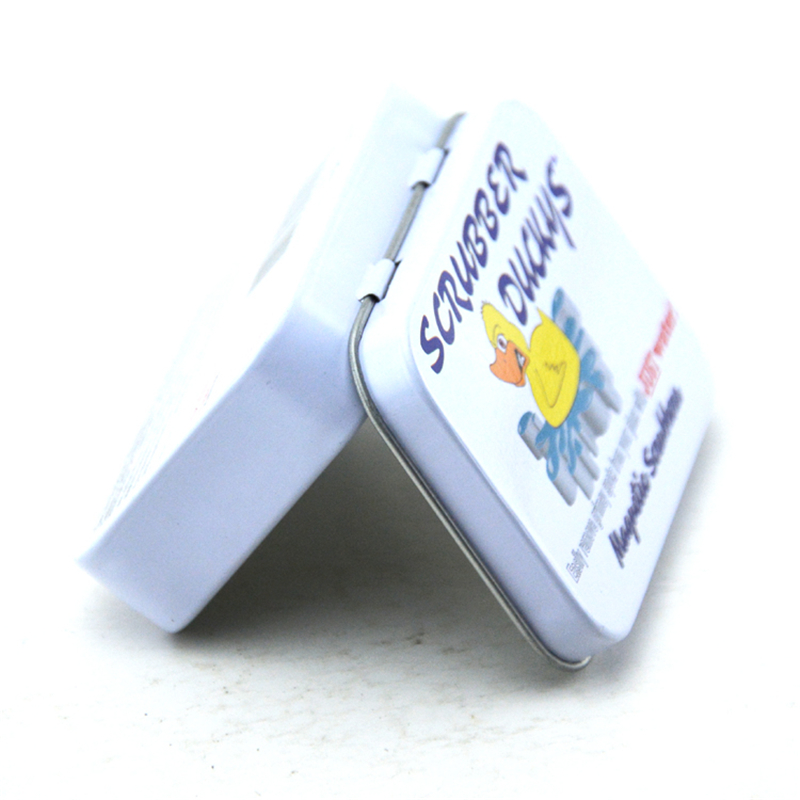 Пользовательский стильный металлический мини прямоугольный оловянный ящик для конфеты