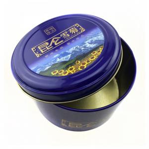 Металлический китайский круглый круглый оловянный ящик