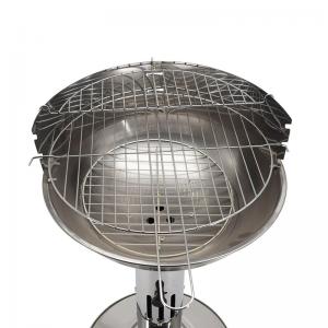 регулируемый гриль-барбекю из нержавеющей стали с сеткой