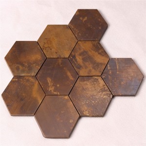 Старинная бронзовая стенная металлическая медная мозаика искусства