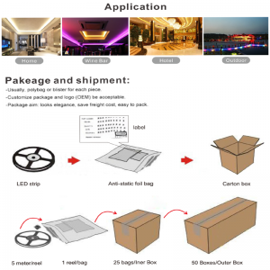 Новое поступление 3 года гарантии DC12V DC24V SMD2835 Двухслойная медь 3OZ Гибкая светодиодная полоса света 240LED за метр