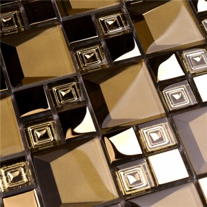 HDT04 Плитка с мозаикой из розового золота