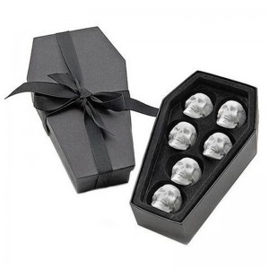 Таможня печатая коробку подарка формы гроба картонной упаковки дня хеллоуина