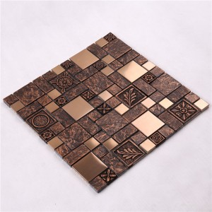HYJ15 300 * 300 Оптовые металлические стеклянные и стеклянные мозаичные плитки