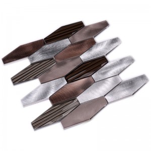 Металлическая плитка из алюминиевого сплава Смешайте стеклянную мозаику