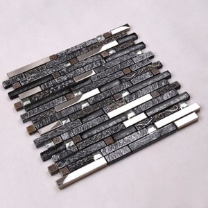 Новейший Дизайн Римский Античный Роскошный Бронзовый Анаглифическая Смола Смешанный Блеск Хрусталя Мозаика