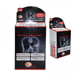 Портативная стойка дисплея пола картона POS 2018, выдвиженческая стойка картона шипучки продукта