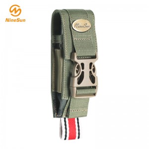 Маленькая ножница для складывания ножей из зеленого нейлона - NS-KF-180012