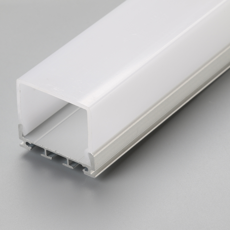 LED алюминиевый профиль с торцевыми крышками для ПК и монтажными зажимами для светодиодной полосы