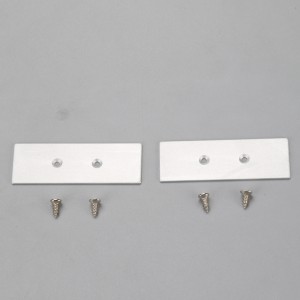 Два боковых светильника алюминиевые светодиодные профили для гибкого LED, светодиодный профиль алюминиевый 2 боковое освещение д...