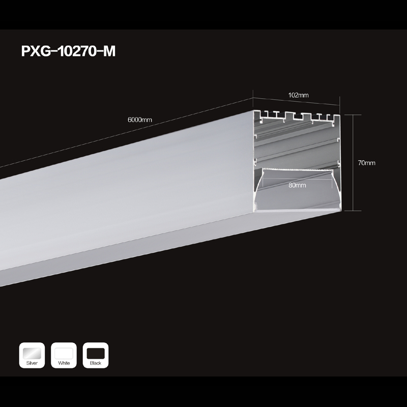 Матовая крышка для ПК, алюминиевый профиль, рамка светодиодная линейная подсветка