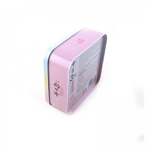 Таможня напечатала маленькую квадратную косметическую коробку олова для теней для век