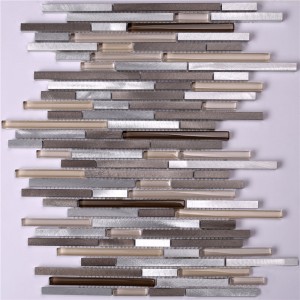 HLC46 Стеклянная мозаика Alu для ванной, мозаика для домашнего декора