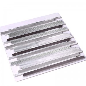 Линейная алюминиевая смесь стеклянной мозаичной настенной плитки