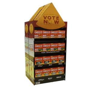 Высокое качество пользовательских пол бумага картон дисплей стенд