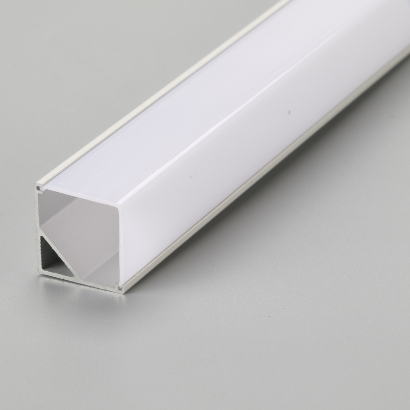 Серебряный 90-градусный светодиодный профиль из алюминиевого профиля