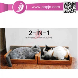 YJ Recyclable Экологичные гофрированные сжатые флейты Scratcher доски кота