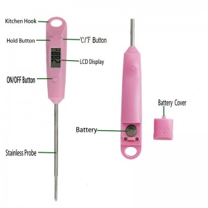 Бытовая кухня Лучший продавец Многоцелевой цифровой термометр