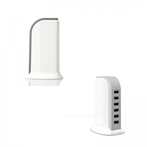 KPS-8405LC Адаптер переменного тока с шестью портами USB (со съемным кабелем переменного тока)