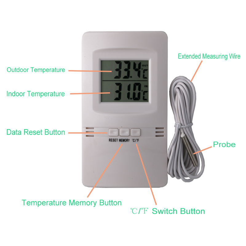 Горячие Продажи Температурного Класса Тест Крытый Открытый Термометр