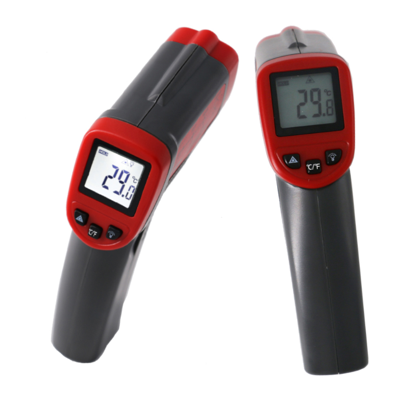 Промышленный б / у -32 ~ 400 инфракрасный датчик температуры термометр цифровой пистолет термометр