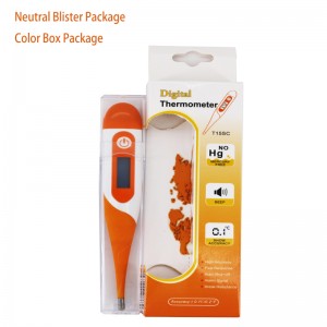 Медицинский электронный термометр Устная температура 30 секунд для считывания Простой точный и ректальный термометр с индикатор...