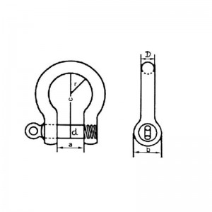 Оцинкованная большая дужка