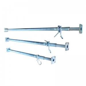 Горячее погружение оцинкованные леса регулируемая стальная опора