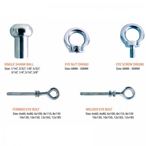 Кованый винт с ушком DIN580 316