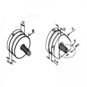 Стеклянный адаптер 50 мм