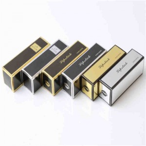 Картонная коробка из серой бумаги с принтом на заказ