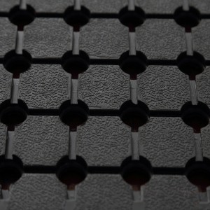 Антибактериальный ребристый резиновый дренажный пол коврик резиновые кольца отверстия для ванной и туалета