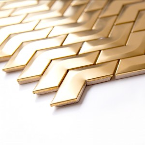 Елочка металлическая изразцовой плитки из нержавеющей стали для кухни / ванной комнаты