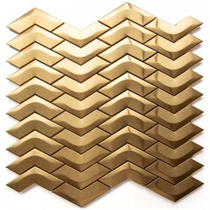 Елочка металлическая изразцовой плитки из нержавеющей стали для кухни / ванной комнаты