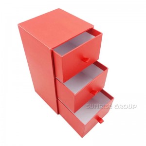 Коробка ящика для упаковки ювелирных изделий большого пространства