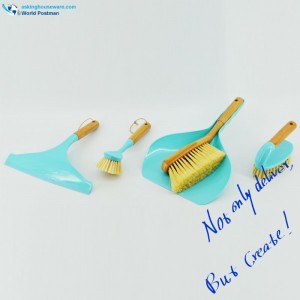 Акбранд Бытовые Бамбуковые Ручки для Чистки Щетки Набор 4в1 Tiff. цвет