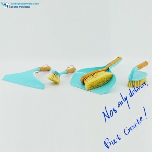 Акбранд Бытовые Бамбуковые Ручки для Чистки Щетки Набор 4в1 Tiff. цвет