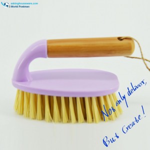 Akbrand Bamboo Handle Scrubbing Щетка для чистки обуви Щетка для одежды Щетка для одежды