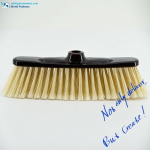 Пластмассовая головка метлы Akbrand с кисточкой с двойным челноком в шоколадном цвете