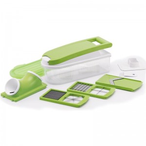 Dicer Slicer мандолины овощного измельчителя с несколькими лезвиями, нож для нарезки овощей из нержавеющей стали