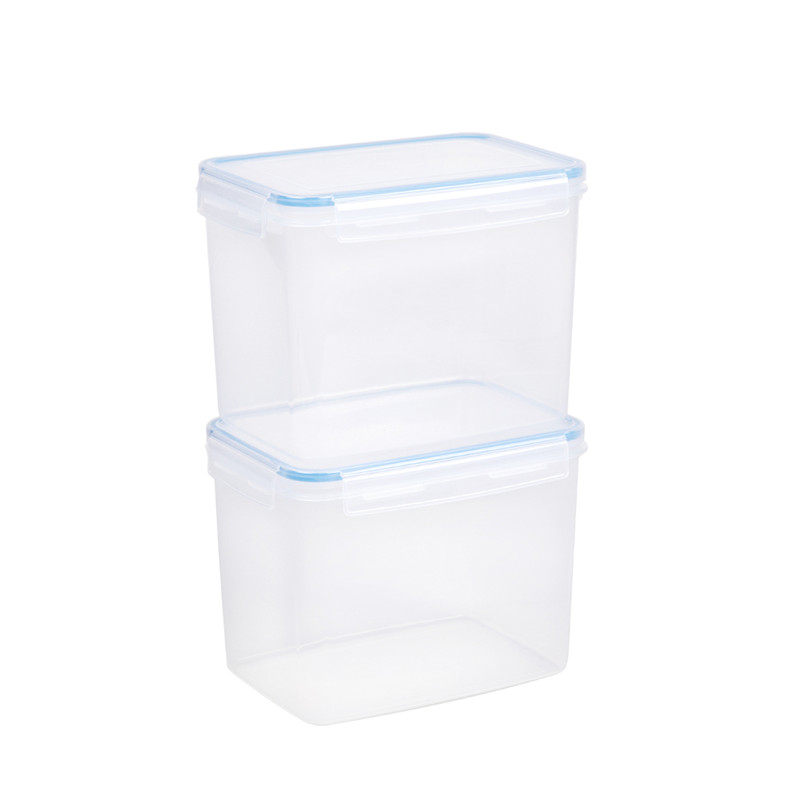 Kitchen BPA Пластиковые контейнеры для хранения зерновых с герметичными крышками - 4 штуки (122,99 унции / 3,6 л)