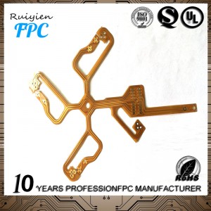 Ruiyien PCB, модуль камеры FPC Полиимидная пленка Электронное применение FPC Плоский кабель гибкая печатная плата