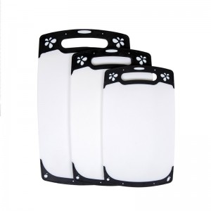 Черная кухонная разделочная доска с посудомоечной машиной, не содержащая бисфенола А, с ручкой (набор из 3 предметов)