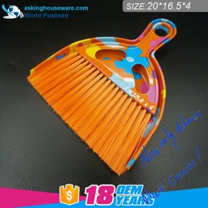 Акбранд Желтая Цветочная Вода Марк Dustpan Brush Маленький размер Метла