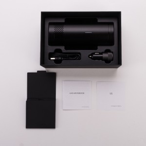 Автомобильный очиститель воздуха USB с функцией определения качества воздуха для удаления дыма / пыли / запаха домашних животных / ...