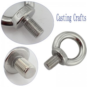 Сверхпрочный оцинкованный болт din580 с гайкой DIN582