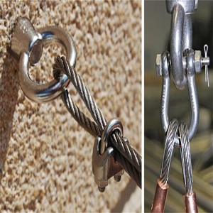 Метрическая резьба оцинкованный рым-болт DIN580