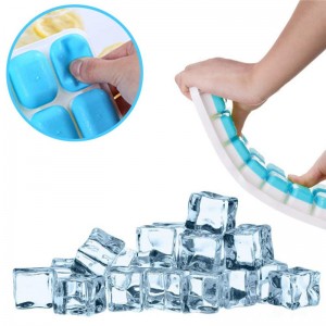 Прочные силиконовые гибкие лотки для льда на 14 штук Easy-Release